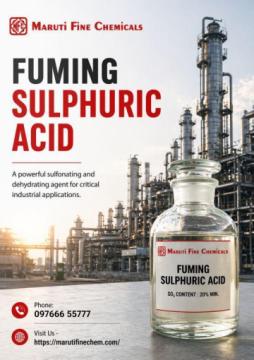How is Fuming Sulphuric Acid produced in chemical plants?