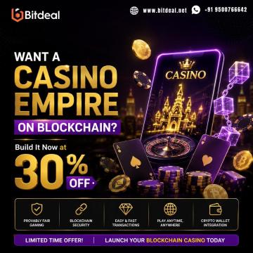 Want a Casino Empire on Blockchain? Build It Now at 30% Off