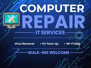 COMPUTER REPAIR & TECH SUPPORT – FAST & RELIABLE SERVICE