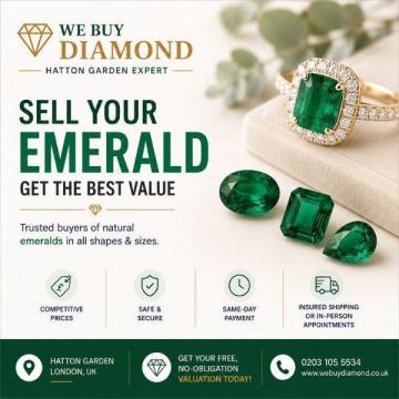 Sell Your Emerald Gemstones Online for Instant Cash, London UK