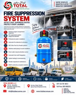 Vehicle GPS Tracking & Smart Fleet Solutions in UAE – Total Secure LLC