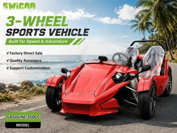 350cc Reverse Trike | 2-Seater Open Top Sport Trike.