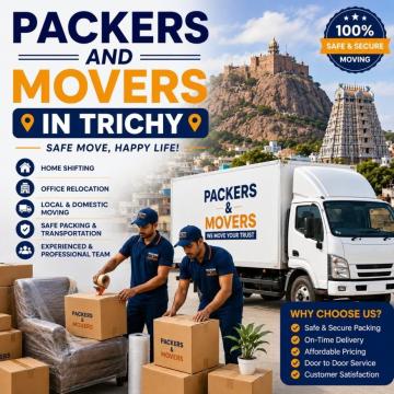 Packers Movers Trichy for Safe Office Relocation