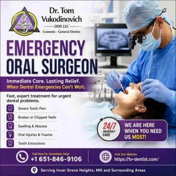Emergency Oral Surgeon in Inver Grove Heights