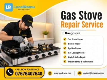 Get Your Gas Stove Fixed By LocalRamu Services in Bengaluru