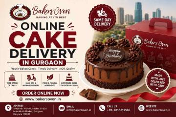 Order Online Cake Delivery in Gurgaon from Bakers Oven Today