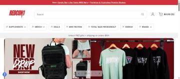 50% OFF All Items + Free Gifts on Redcon1