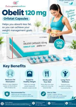 Obelit 120 mg – Orlistat for Weight Management | Online Generic Medicine