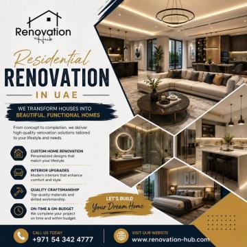 Best Home Renovation Company in UAE-Renovation Companies in UAE