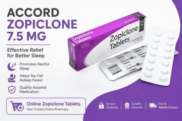 Overcome Your Insomnia with Accord Zopiclone 7.5mg Tablets
