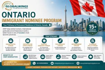 Apply for Ontario Immigrant Nominee Program (OINP) with Globalwings Visa Consultants