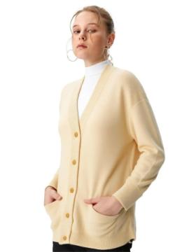 Luxury Cashmere Long Cardigan – Loose Fit Designer Knitwear for Women | TCG London