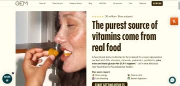 50% OFF Your Order on GEM HEALTH