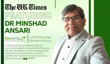 Dr. Minshad Ansari: Pioneering Sustainable Agriculture with Biocontrol