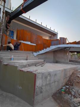 Corten Steel Staircase Fabrication in Hyderabad