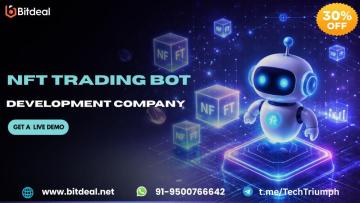 While Others Chase NFTs, This Bot Grabs Them First – NFT Trading Bot Development | 30% Off
