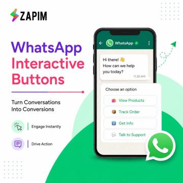 WhatsApp Interactive Buttons: Drive Engagement with ZAPIM