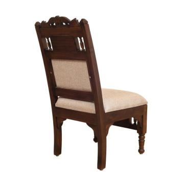Buy Premium Teak Wood Chair with Cushion for Home & Office