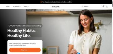 20% OFF Your All Orders on Your Routine