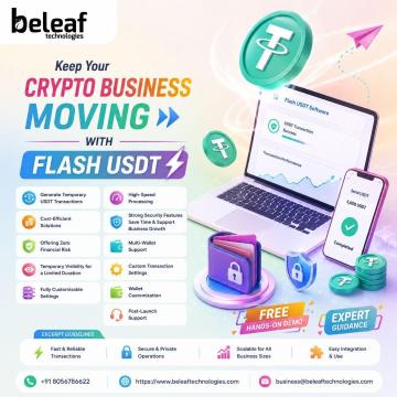 Keep Your Crypto Business Moving with Flash USDT