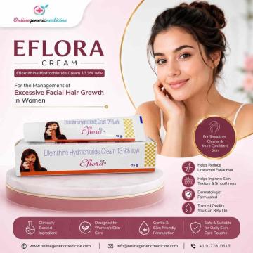 Eflora Cream for Facial Hair Care | onlinegenericmedicine