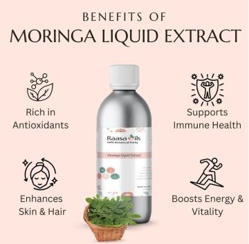 Moringa Liquid Extract for Skin Care & Cosmetic Formulations | Raasa Oils