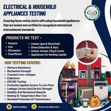 Electrical Household Products Testing Lab near Noida