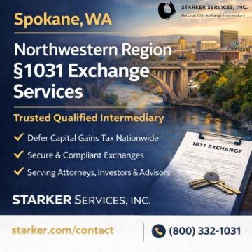 Northwestern Region §1031 Exchange Services - Starker Services, Inc.