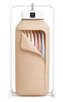 Portable Electric Clothes Dryer for Home, Foldable Wardrobe Garment Dryer with Digital Display,