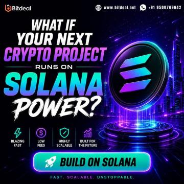 What If Your Next Crypto Project Runs on SOLANA Power?