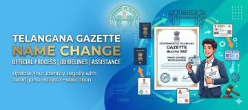 Expert Telangana Gazette Name Change Online Assistance