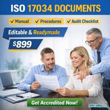 ISO 17034 Documents-Manual, Procedures & Audit Checklist