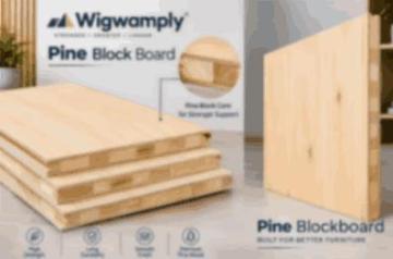 Pine Blockboard -Strong and Smooth Board for Furniture by Wigwam Plywood