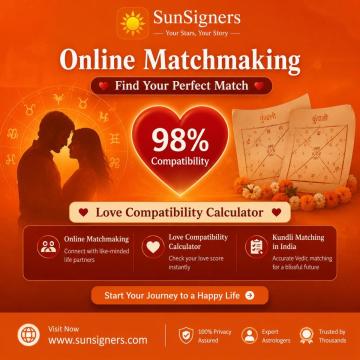 Online Matchmaking with Love Compatibility Calculator & Kundli Matching in India