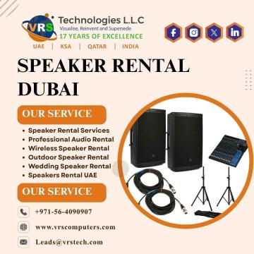 What Benefits Does Speaker Rental Dubai Offer Organizers?