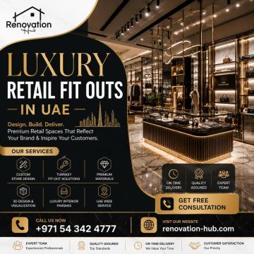 Luxury Retail Fit Outs in UAE – Premium Retail Interior Solutions