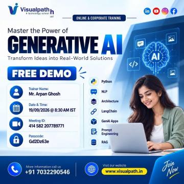 Generative AI Online Training: Join Free Demo - Sep 19th