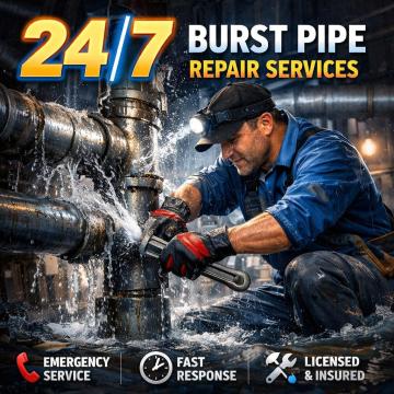 24/7 Burst Pipe Repair Services Near You