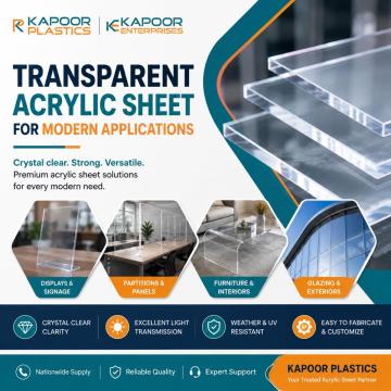 Transparent Acrylic Sheet for Modern Applications