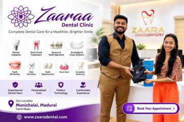 Dental Clinic in Madurai – Braces, Invisalign, Dental Implants & Root Canal | Zaara Dental