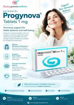 Progynova Tablet Estradiol for Menopause Care | Online Generic Medicine