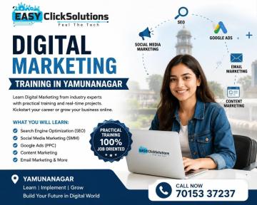 Best Digital Marketing Training in Yamunanagar Today