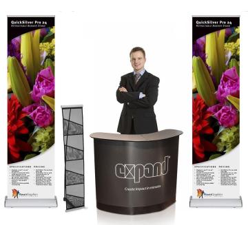 Custom Tabletop Retractable Banners | Power Graphics