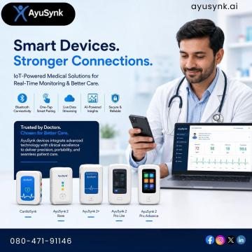 AyuSynk — Smart Healthcare Devices for Real-Time Monitoring