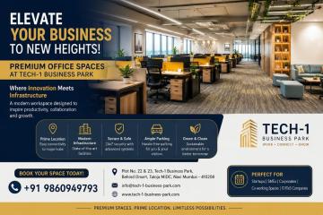 Tech 1 Business Park Thane - Commercial Spaces Wagle Estate