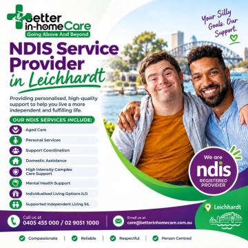 Top Leading NDIS Service Provider in Leichhardt, | Betterinhomecare