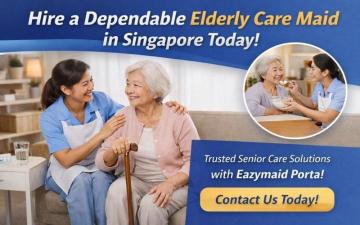 Hire a Dependable Elderly Care Maid in Singapore Today