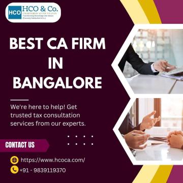 How Can the Best CA Firm in Bangalore Improve Financial Decisions?