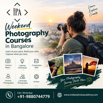 weekend photography courses in Bangalore