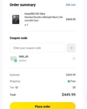 Up to 50% OFF Insta360 + Extra $200